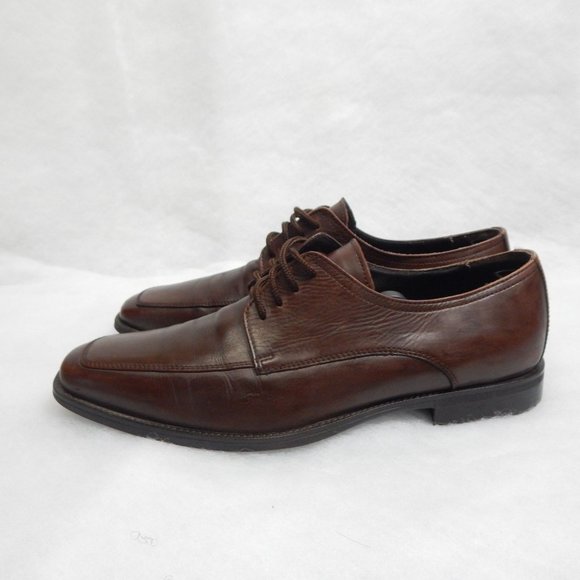 Giorgio Brutini Mens Brown Lace Up Leather Oxford Size 10M - Picture 4 of 10